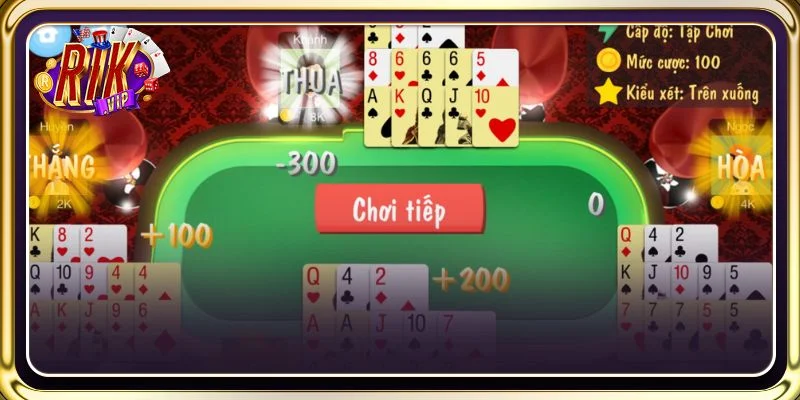 Cược thủ tham gia ván chơi Mậu Binh RIKVIP cần có kỹ năng phân tích thế bài