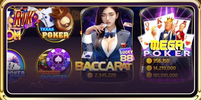 Game bài RIKVIP có không gian giải trí vô cùng đa dạng
