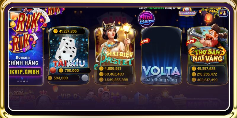 Giao diện chơi game app RIKVIP thuận tiện, dễ sử dụng
