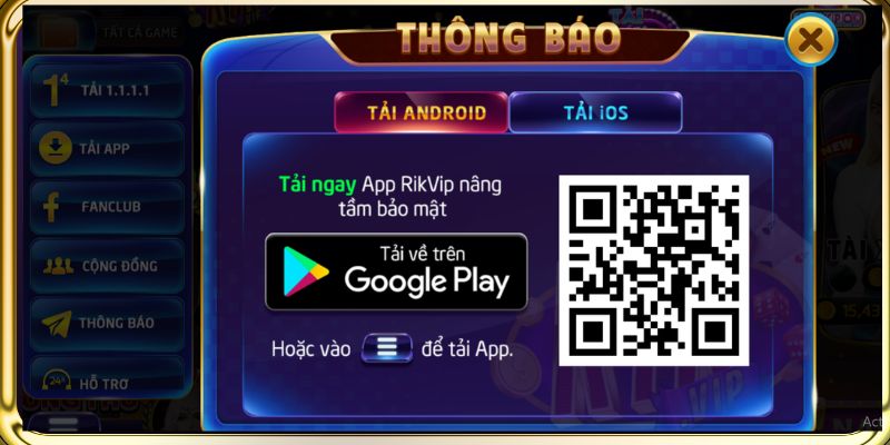 Hướng dẫn cách tải app RIKVIP dễ hiểu nhất
