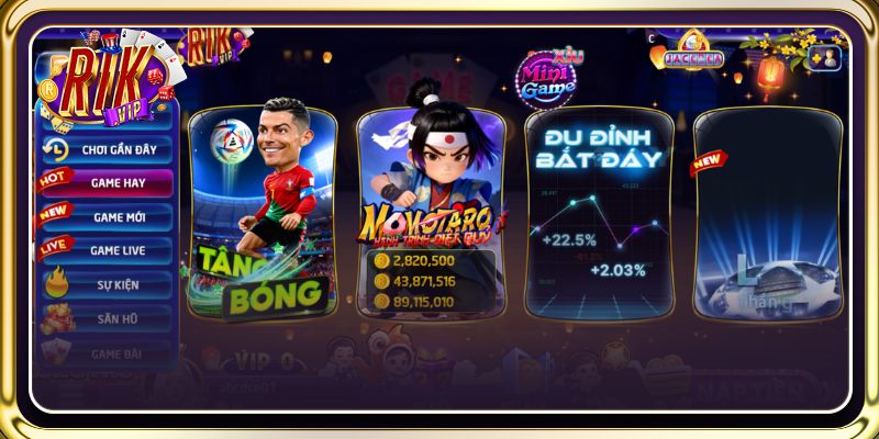 Kho game đa dạng, phân loại rõ ràng từng thể loại