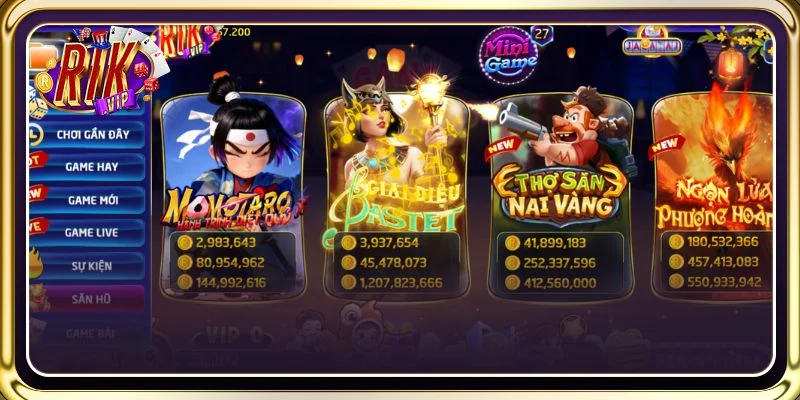 Sảnh nổ hũ RIKVIP sở hữu rất nhiều ưu điểm nổi bật