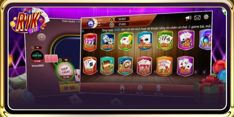 Top Game Bài Online được yêu thích nhất tại RIK VIP dành cho tân thủ